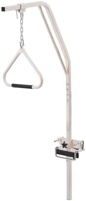 VEVOR Trapeze Bar for Bed Mobility, Medical Bed Trapeze with Clamps & Metal Chain, 250LBS Weight Capacity Beds Pull Up Assist for Elderly & Disabled, Ideal for Home Care, Hospitals, Nursing Homes