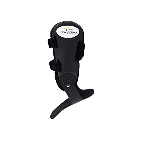 Brace Direct Semi-Rigid Active Ankle Brace for Sports - Maximum Support for Sprains & Injuries, Stabilizes & Protects Athletes Ankles Soccer, Running (XS - Right, Men 4-6.5 / Women 5-7.5)
