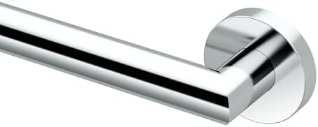 Gatco 968 Glam 42" Grab Bar, Chrome/ADA Compliant Stainless Steel Safety Grab Bar for Bathroom