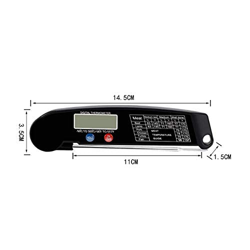 ZIYANZH Kitchen Thermometer Meat Digital Cooking Food Probe Folding