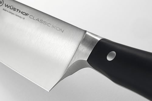 Wüsthof Classic Ikon 3-Piece Chef's Knife Set, Black