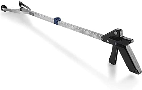 Reacher Grabber Tool - (2-Pack) - Gripping Device - Lightweight Durable Folding Claw Extends Arm Reach to 32 Inches Ideal Indoor and Outdoor Reaching Mobility Aid and Trash Grabber Picker Upper Tool