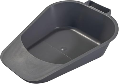 Portable Fracture Bedpan - Female Urinal with Built-in Handle for Easier Placement and Removal - Easy Clean Plastic Bed Pan Spill-Free Guard for Bed-Bound/Bedridden Patient for Women and Men (12)