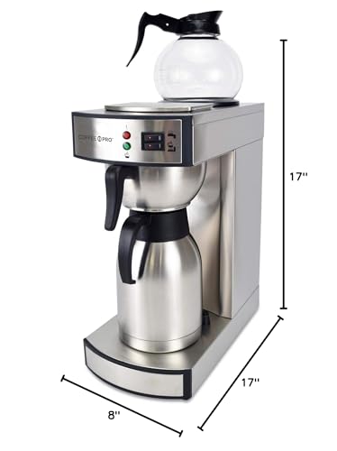 Coffee Pro Dual Brew Commercial 9-Cups Automatic Coffee Maker (CP-RLTXX)