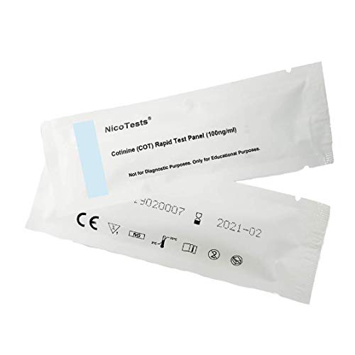 Vaping and E-Cigarette Nicotine/Cotinine 100 ng Urine Test - Easy to Use, Fast Results, Ultra Sensitive Test