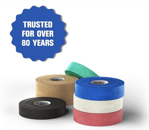Guard-Tex® Finger Tape 1 inch Green - Self-Adhesive No Residue - 12 Rolls - 90ft Per Roll - 1080ft Total