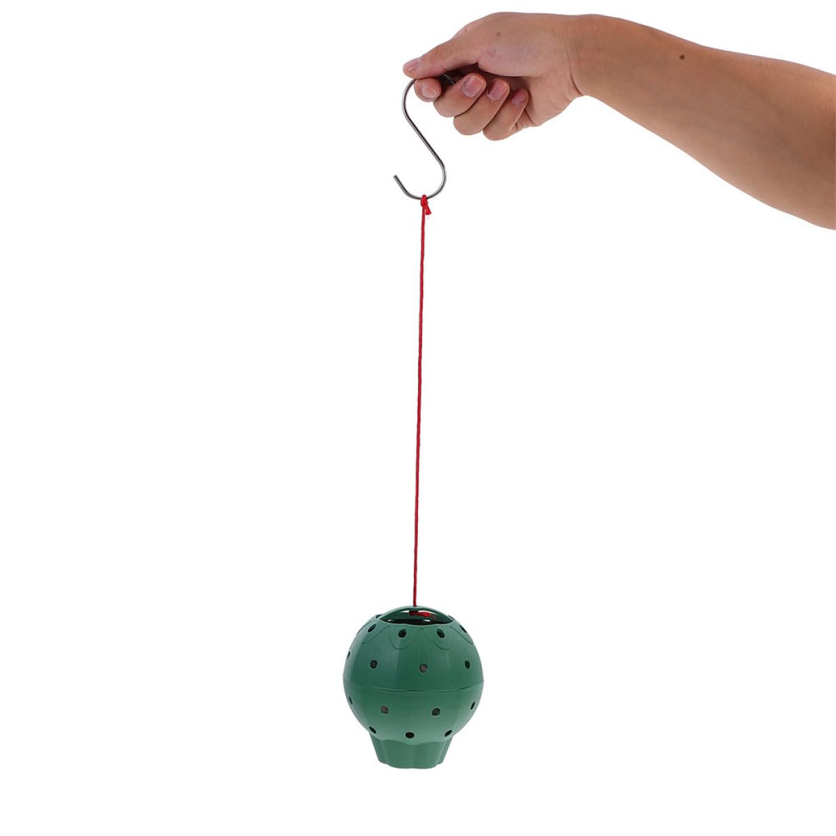 UKCOCO 5pcs Hanging Multi-Hole Plastic Planters for Succulents and Orchids, Strawberry Shape with Side Openings, Seedling Nursery Pots for Indoor Outdoor Gardening