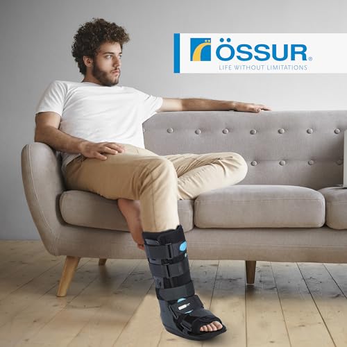 Ossur Formfit Walker Boot with Air - Medical Grade Walking Boot for Broken Foot, Sprained Ankle & Stable Fractures | Breathable Walker Boot for Strains, Sprains & Immobilization (High Top/Large)