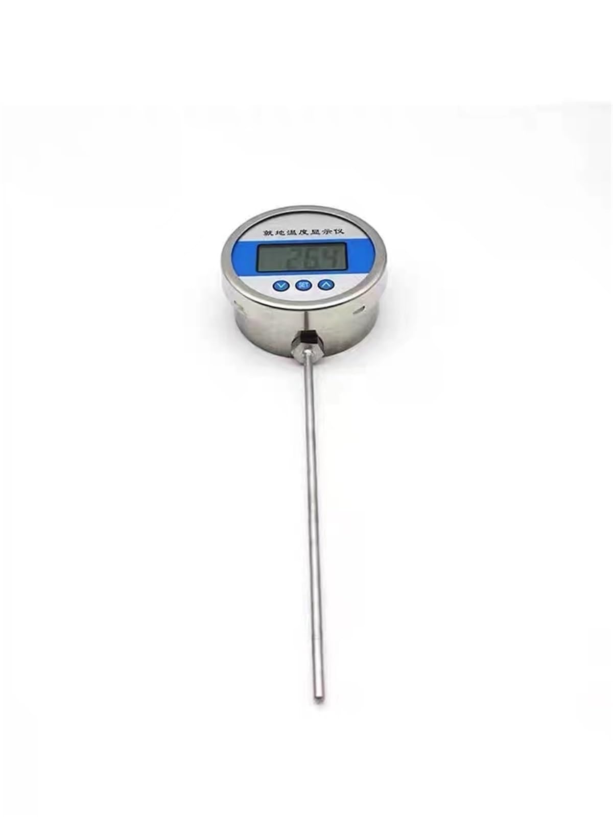 1pcs Battery Powered on-site Temperature Display Instrument, and Anti-Corrosion Integrated Digital Thermometer(400mm)