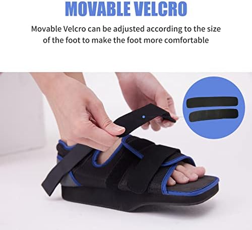 GHORTHOUD Post-op Shoes for Broken Toe Medical Orthopedic Foot Brace Off-loading Healing shoe for Foot Surgery (Small)