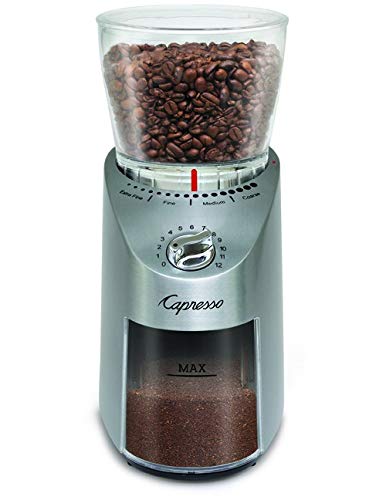 Capresso Infinity Plus Stainless Steel Conical Burr Grinder
