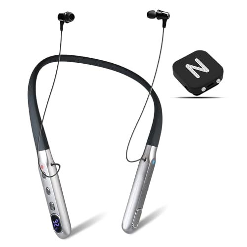 Neosonic Rechargeable Hearing Amplifier to Aid TV Watching and Conversation, Wireless Neckband Headphones for Seniors & Adults, Remote Microphone Noise Cancelling - NW10 Pro