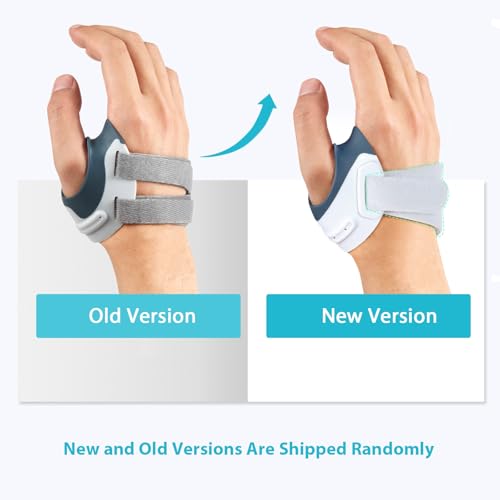 KD Thumb Brace: CMC Thumb Brace for Osteoarthritis CMC Joint Arthritis Pain, Thumb Splint Stabilizer with Thumb Sleeve, Flexible (Small, Left Hand)