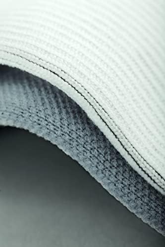 JOBST - 7528901 Sport Knee High 15-20 mmHg Compression Socks, White/Grey, Medium