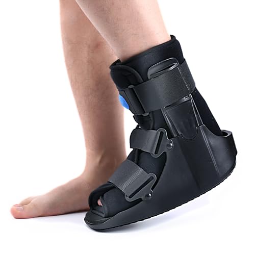 Short Walking Boot Fracture Boot Air Walker Boot for Orthopaedic Boot for Sprained Ankle, Walker Brace for Broken Foot Achilles Tendon Injury (Small)