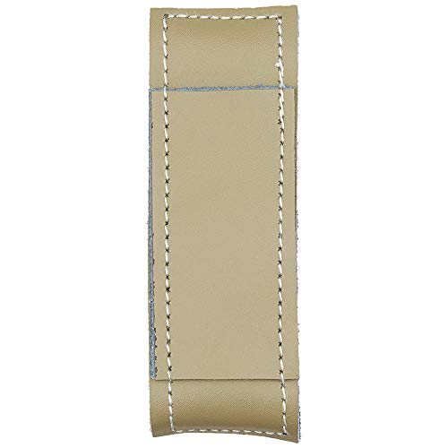 Sammons Preston Universal Cuff, Leather ADL Cuff with Elastic Strap, Holds Utensils or Writing Aids, Makes Mealtime or Other Activities Easier, for Elderly or Individuals with Weak Grip, Large, 3-1/2"