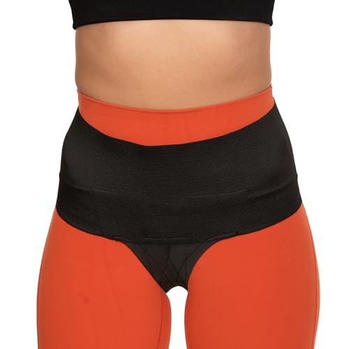 Patented Womenâs Pelvic Floor Orthotic Support Belt â Uterus Pain Relief Girdle for Prolapsed Bladder, Vulvar Varicosities, Postpartum Recovery, SPD | High Waist (Black, Medium)