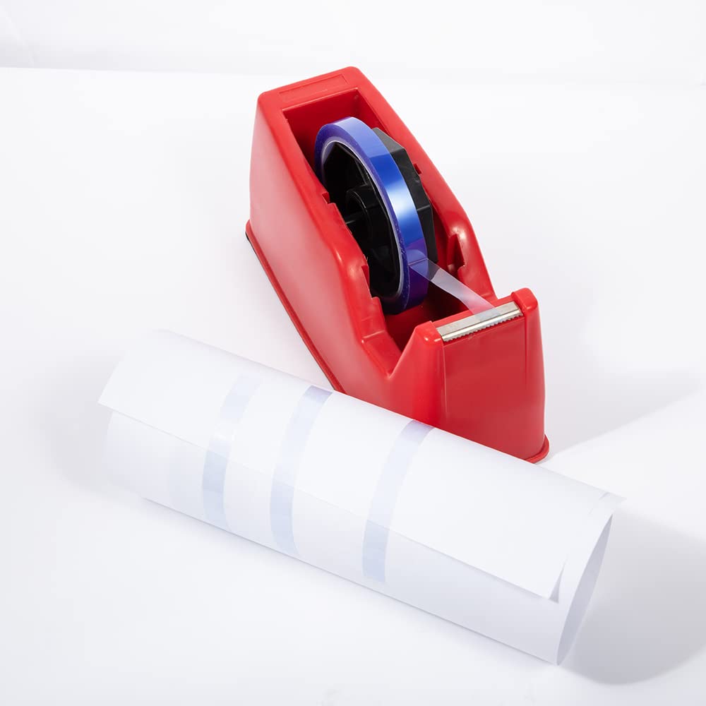 PYD Life 6 Rolls Sublimation Heat Crafts Tape 0.4 Inch x 108 Ft for Sublimation,Blue Thermal Tape Sublimation Heat Resistant Tape,Heat Transfer Tape,High Temp Tape Up to 480 ℉