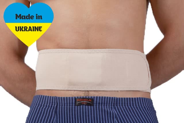 Umbilical Ventral Belt Hernia Reduction Binder With Navel Pad, Abdominal Support for men and women. Hernia support comfort band and bandage. (#5 for Waist Circumference: 41-45 inch(105-115 cm))