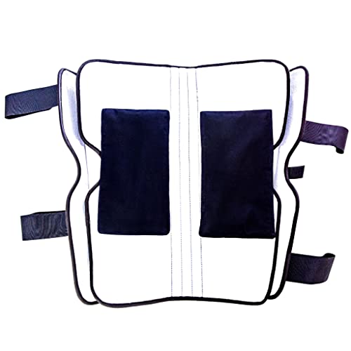 Tri-Panel Knee Immobilizer – Adjustable Brace With Moldable Removable Stays for Stabilization – Orthopedic Knee Splint – Breathable, Hypoallergenic Design (20")