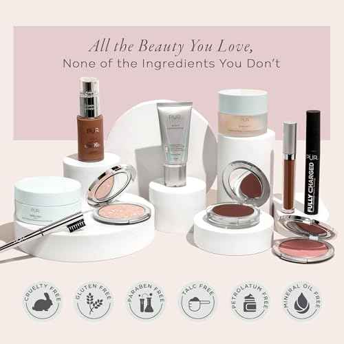 P?R Beauty 4-in-1 Tinted Moisturizer With SPF 20 - Hydrating Face Moisturizer, Primer, & Foundation With Shea Butter, Aloe Vera & Vitamin B3 - Vegan Friendly - Free of Paraben, Gluten & BPA
