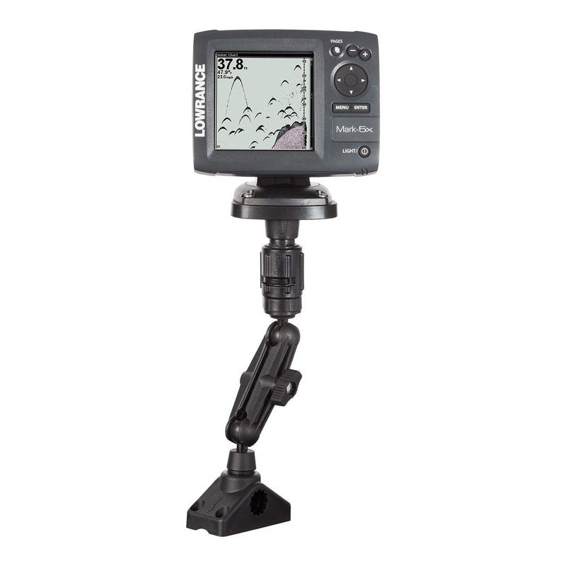 Scotty 152 Ball Mounting System with GearHead Adapter, Post and Side/Deck Mount