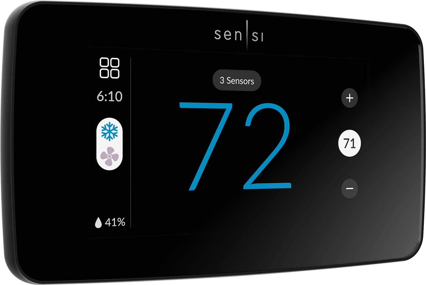 Sensi Touch Smart Thermostats Bundle with Touchscreen Color Display | Programmable | Wi-Fi | Mobile App | Easy DIY | Data Privacy | Compatible with Alexa