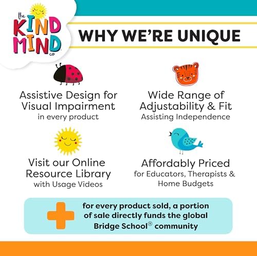 T-Shaped Grip Tools - The Kind Mind Company™ Adaptive Art, Accessibility Aid for Kids & Adults, Mobility Aid for Painting, Drawing, Gripping - Small, 2-Pack