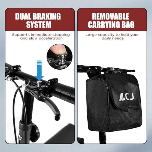 Knee Scooter,Economical Foldable Steerable Knee Walker,for Adults Foot Surgery,Injured Ankle Recovery Scoote