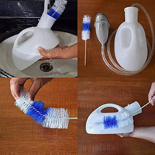 Urinals for Women Portable Female urinals Ladies Urination Device 2000 ml Large Capacity Urine Cup for Elderly Urinary Incontinence Hospital beds Wheelchair (White)