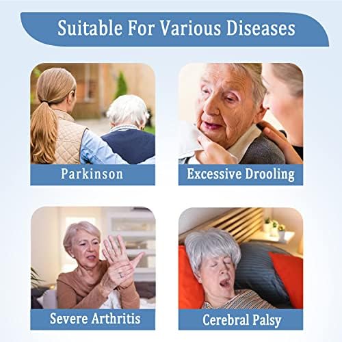 Adult Bibs with Crumb Catcher, Washable and Adjustable Adult Bibs for Women Men Elderly Seniors