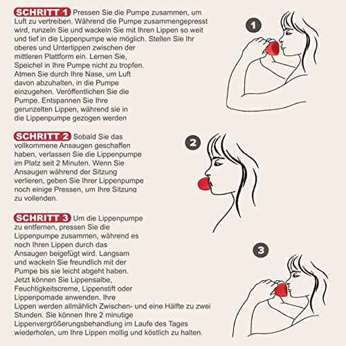 Cherry Shaped Lip Plumper Enhancer, Lip The Fast Sucker Beautiful Curves on Upper and Lower Lip Womens Silicone Lip Plumper Device