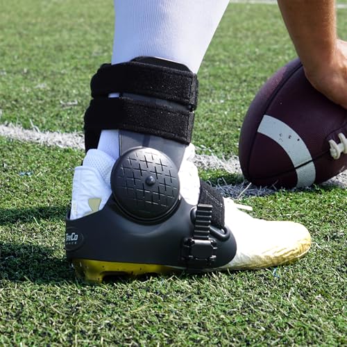 Over-the-Shoe AthleticX Ankle Support Brace for Football, Lacrosse, Hiking, Pickleball, Walking - Accelerate Return to Play & Sports, Unisex (Medium, Right)