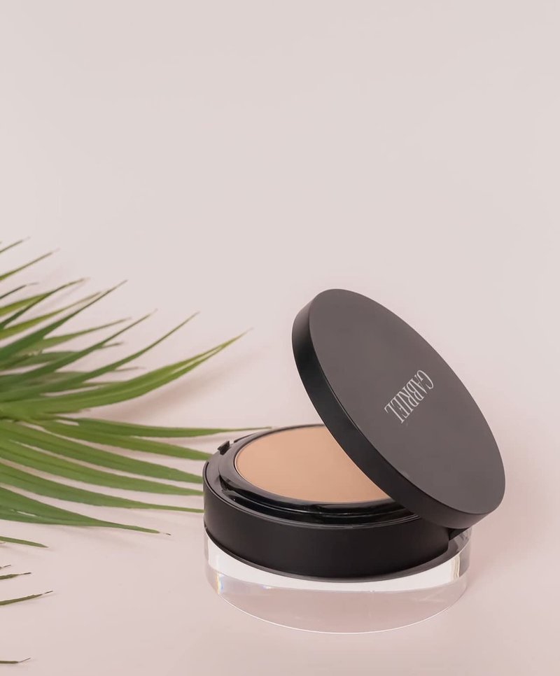 Gabriel Cosmetics - Cruelty-free, Vegan, Gluten-free, Non-GMO Pressed Mineral Foundation, Light Beige, 12g