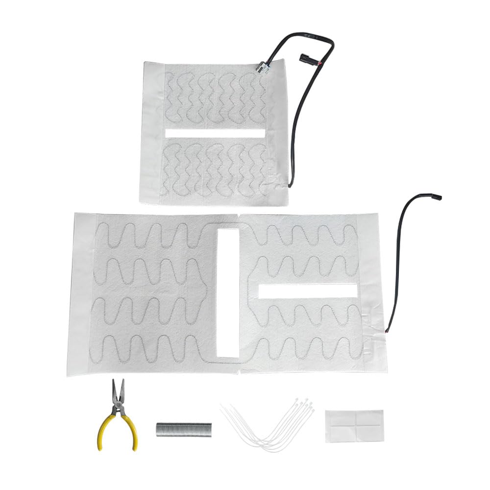 Zieichy Seat Heater Pad, 2Pcs Seat Heat Pad Compatible with 2003-2007 Chevy GMC Pickup Truck SUV,15193975,641106,641105,88940288,88940289
