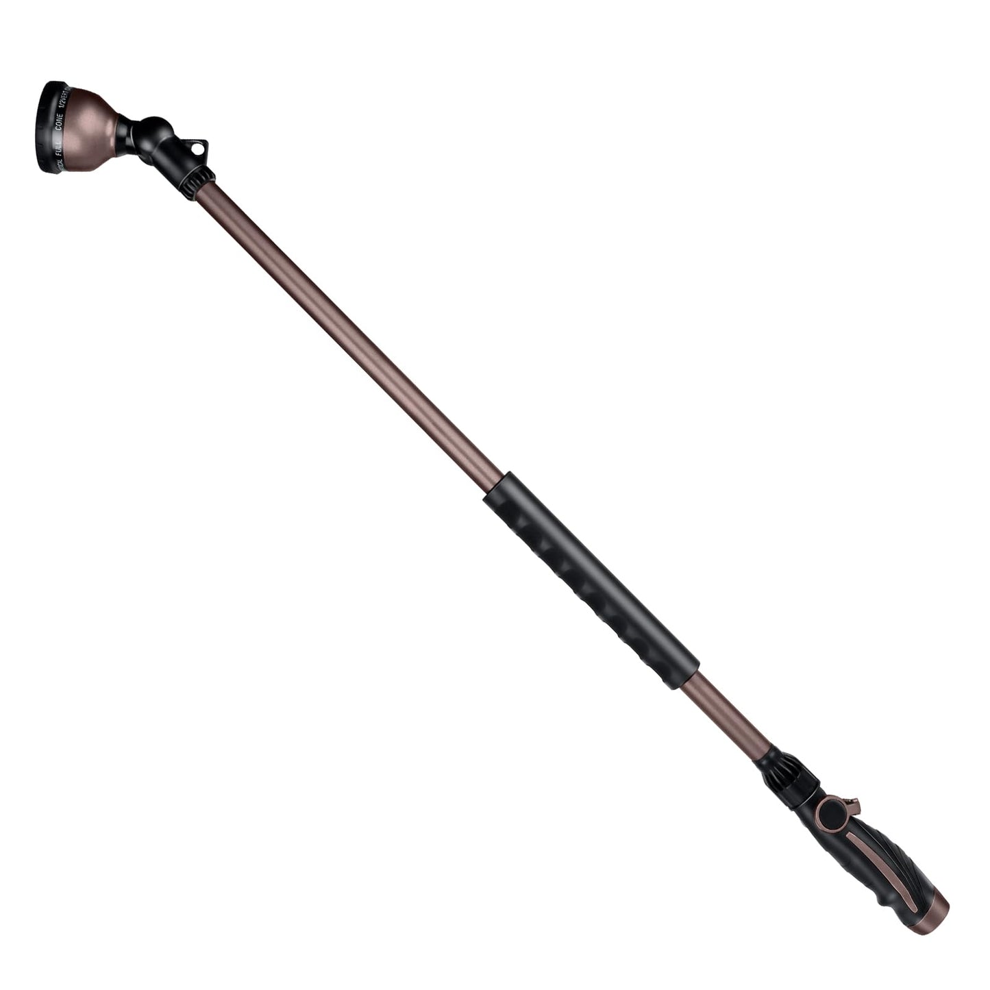 RESTMO 36âLong Watering Wand, 180° Swivel Head Metal Garden Hose Wand with 10 Spray Patterns, 3ft Heavy Duty Hose Nozzle Sprayer with Thumb Flow Control, Ideal to Water Hanging Baskets, Shrubs