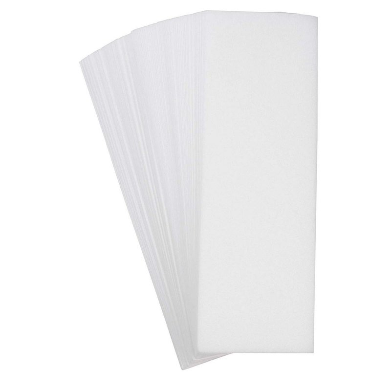 Juvale 800-Pack Wax Strips for Body and Facial Hair Removal - Non-Woven Depilatory Paper Sheets, Customizable Size, Smooth Surface, and Disposable (7.85x2.7 in)