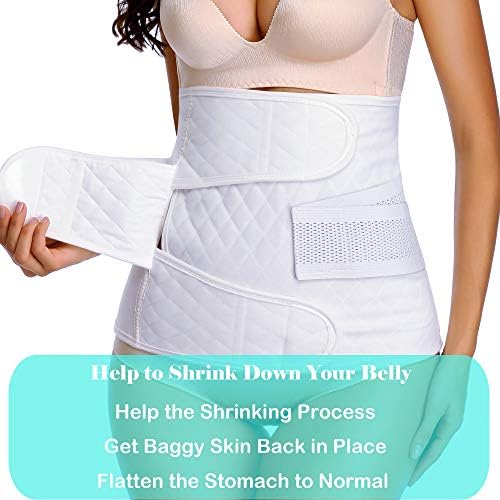 Post Belly Band Postpartum Recovery Belt Girdle Belly Binder, Cotton