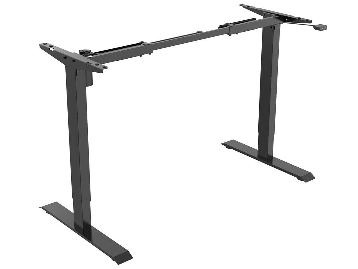 Monoprice Single Motor Sit-Stand Desk - Back to Basics Electric, Easy Adjustment, 32.4 x 18.9 x 27.9 Inches, Lifts Up to 154 Pounds, Black - Workstream Collection