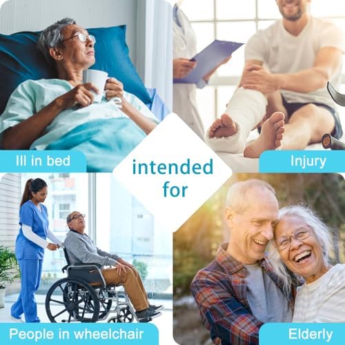 Sky Blue Tubular Slide Sheet for Patient Transfer ,Washable & Reusable Draw Sheets, Sliding Board Suitable for Cars, Vehicles, Wheelchairs, Hospitals, Bed Transfers, Nursing Home Care,53" x 28"