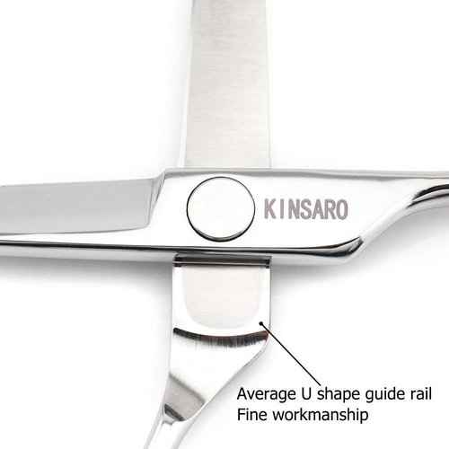 6 Inch Hair Scissors Hair cutting scissors and 5.75 Inch Hair thinning Scissors 440C Kinsaro