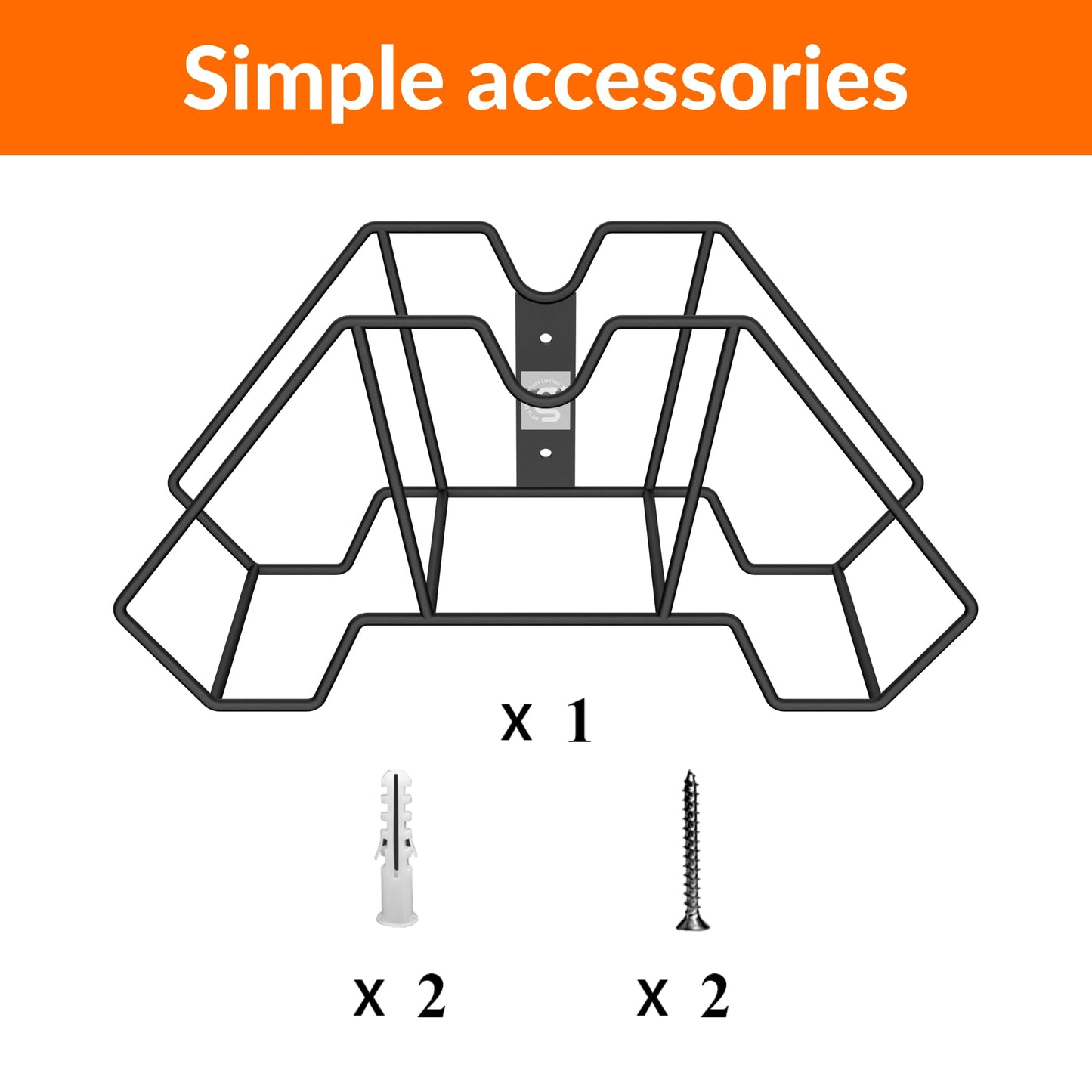 Giraffe Tools Garden Hose Holder Wall Mount-Metal Water Hose Hanger for Outside,Holds 100FT Hoses,Durable Hook for Garden