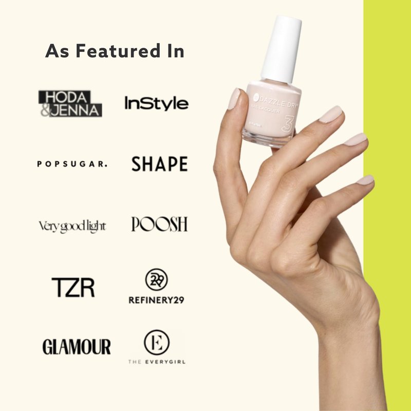 Dazzle Dry Nail Lacquer (Step 3) - Your Nails, But Better - A toffee beige. Semi-sheer cream. (0.5 fl oz)