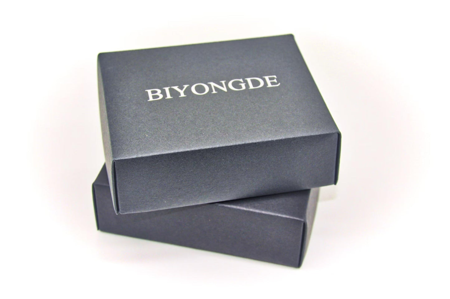 BIYONGDE 2 PCS Couples Blue cuff bracelet Solid Minimalist Stainless Steel Cuff Bangle Matching Bracelet designed for men women couples lovers