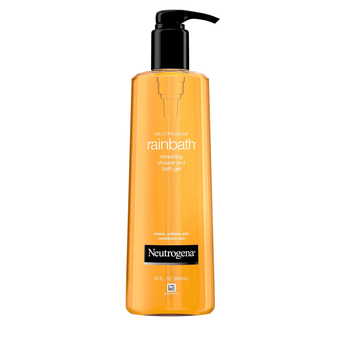 Neutrogena Rainbath Cleansing Shower Gel, Daily Moisturizing Body Wash Cleanser & Shaving Gel for Men & Women, Rinsing Creamy Lather for Softer & Smoother Skin, Original Scent, 32 fl. Oz (Pack of 2)
