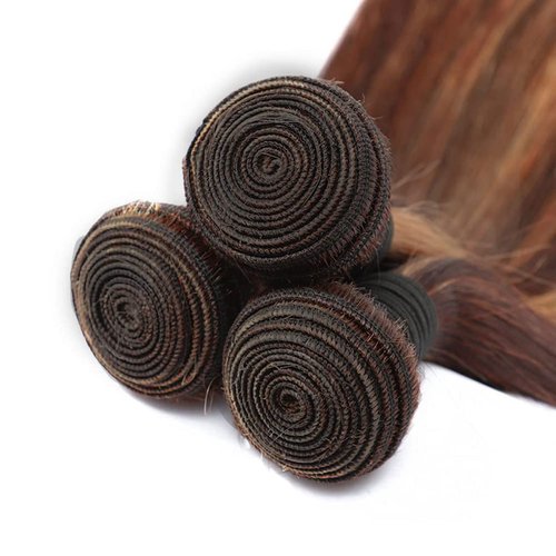Condescension Human Hair Bundles 20 22 24 Inch Chocolate Brown P4/30 Straight Bundles Human Hair 100% Unprocessed Soft Sewn In Hair with Double Weft for Black Women
