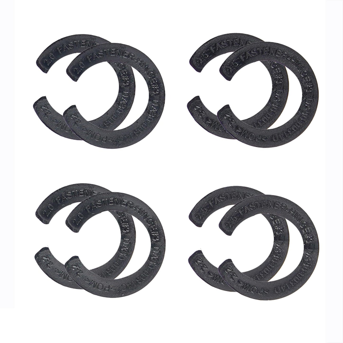 Upgraded 8 Pcs Hinge Shim Refrigerator Door Height Adjustment Kits,Replace Fit for Samsung DA99-04158A, 3282540, DA60-00314C, PS6448337 AP5668209, 4 Different Thicknessef