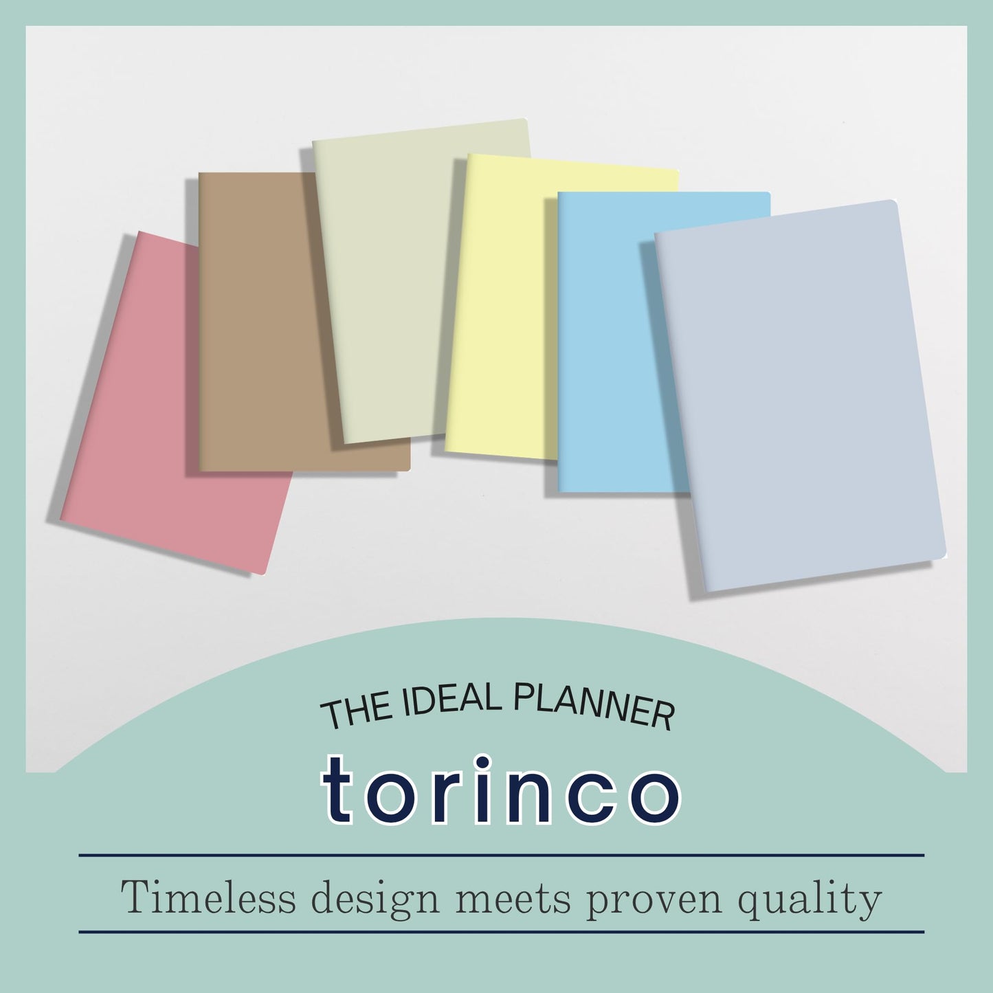 torinco 1(No.553)2026 Japanese Daily Planner (B6 Slim 4.7'' x 7.2'') 1 Page Per Day with Blue Grid + Monthly Split-Box Blocks, Easy-to-Use, Clean Layout for Everyday Planning - Milk Green
