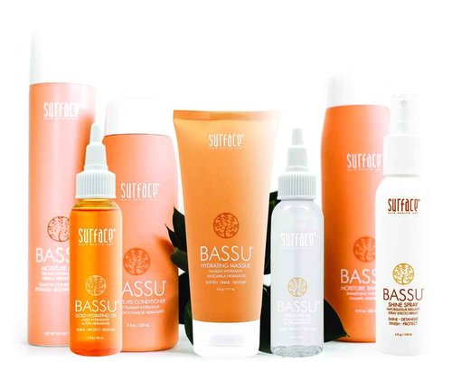 SURFACE Hair - Bassu Moisture Shampoo - Cleanses, Moisturizes, and Provides Sulfate Free Shine - 33.8 fl oz