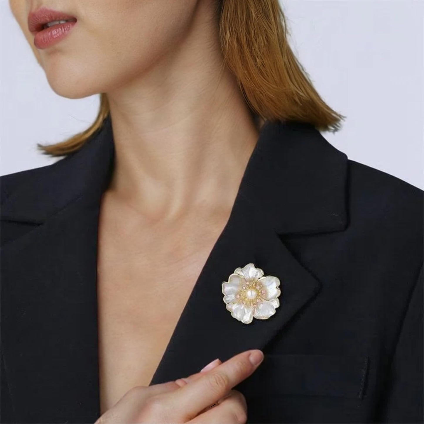 Fashion Brooches For Women, Flower Brooch Pins, Suitable For Party And Daily Wear On Many Occasions,L
